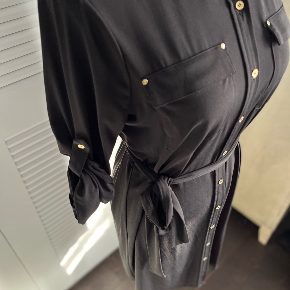 Little black shirt dress